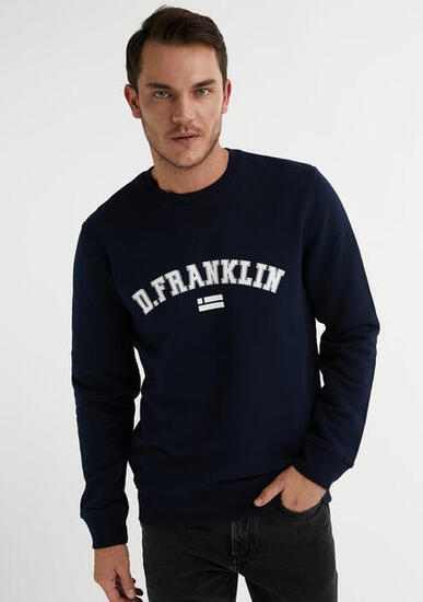 Felpa basic D. Franklin Varsity Sweatshirt