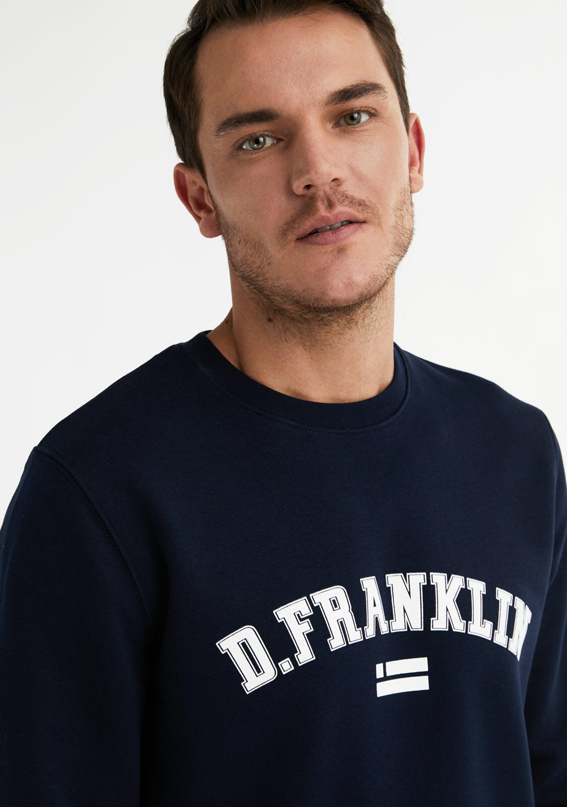 Felpa basic D. Franklin Varsity Sweatshirt 3/5