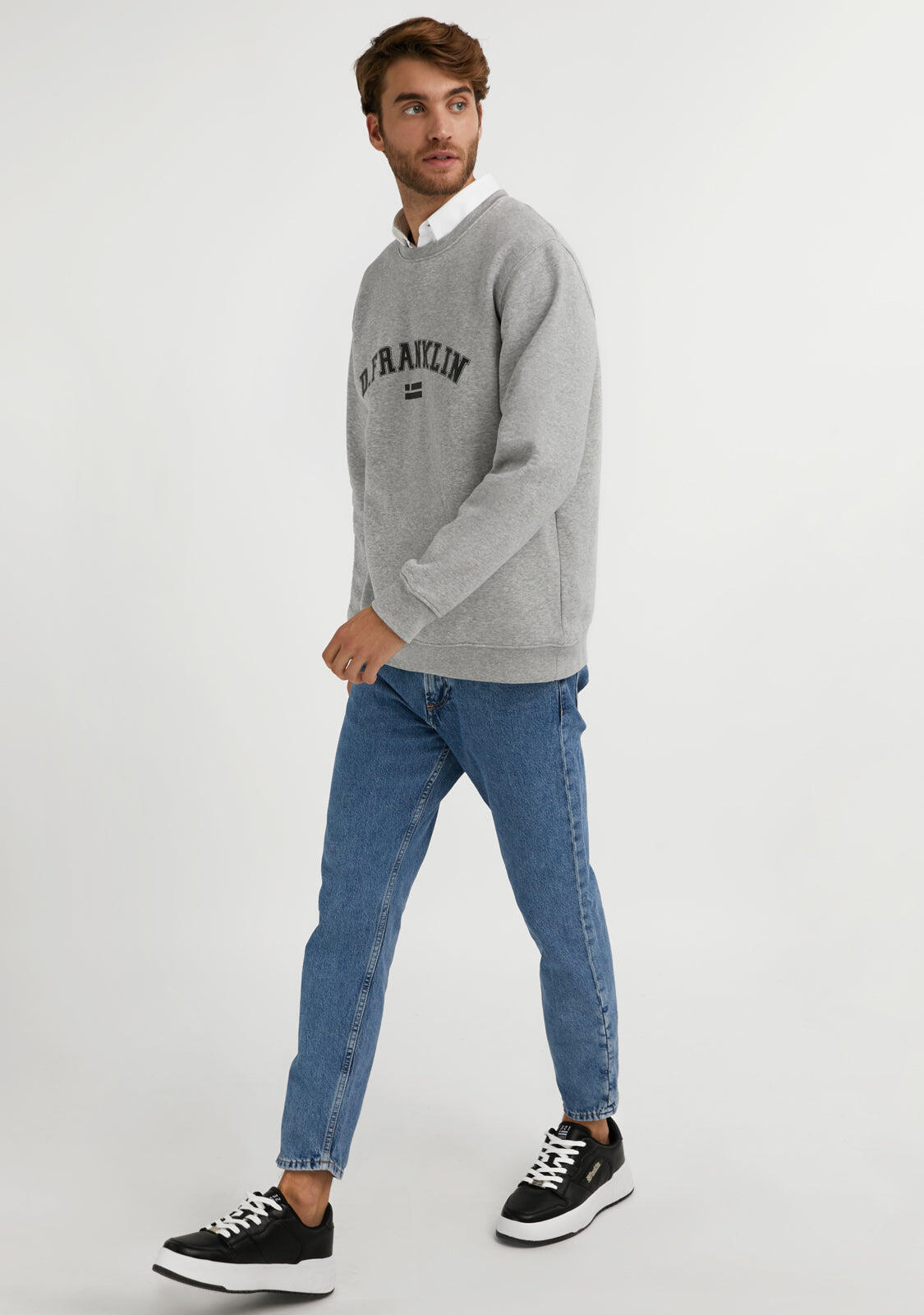Felpa basic D. Franklin Varsity Sweatshirt 2/5