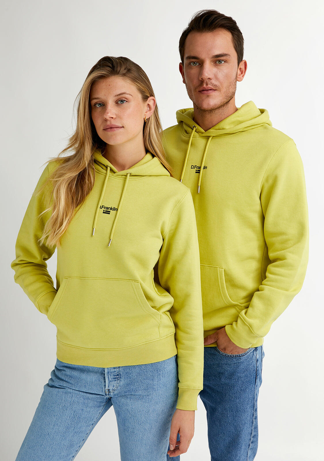Felpa basic D. Franklin Mid Logo Hoodie Linded 3/3