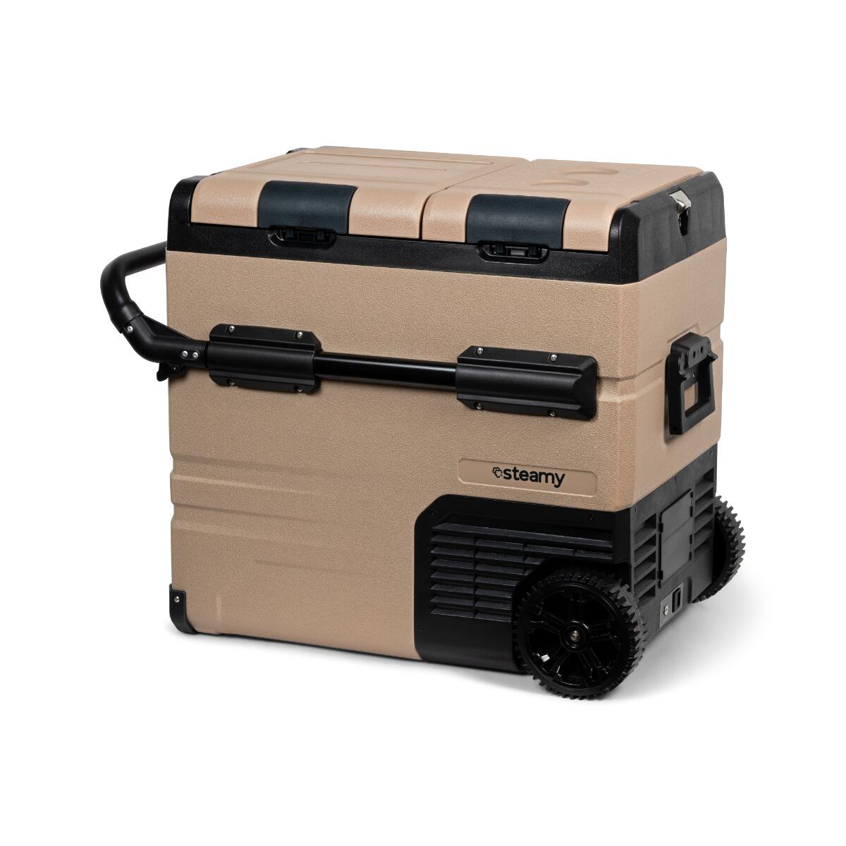 Steamy-E Dual Zone Électrique Glacière à compresseur sur roues, 54L 3/7