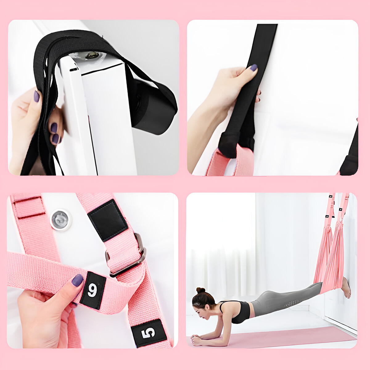 Hamac sangle de yoga aérien JustFit 5/5