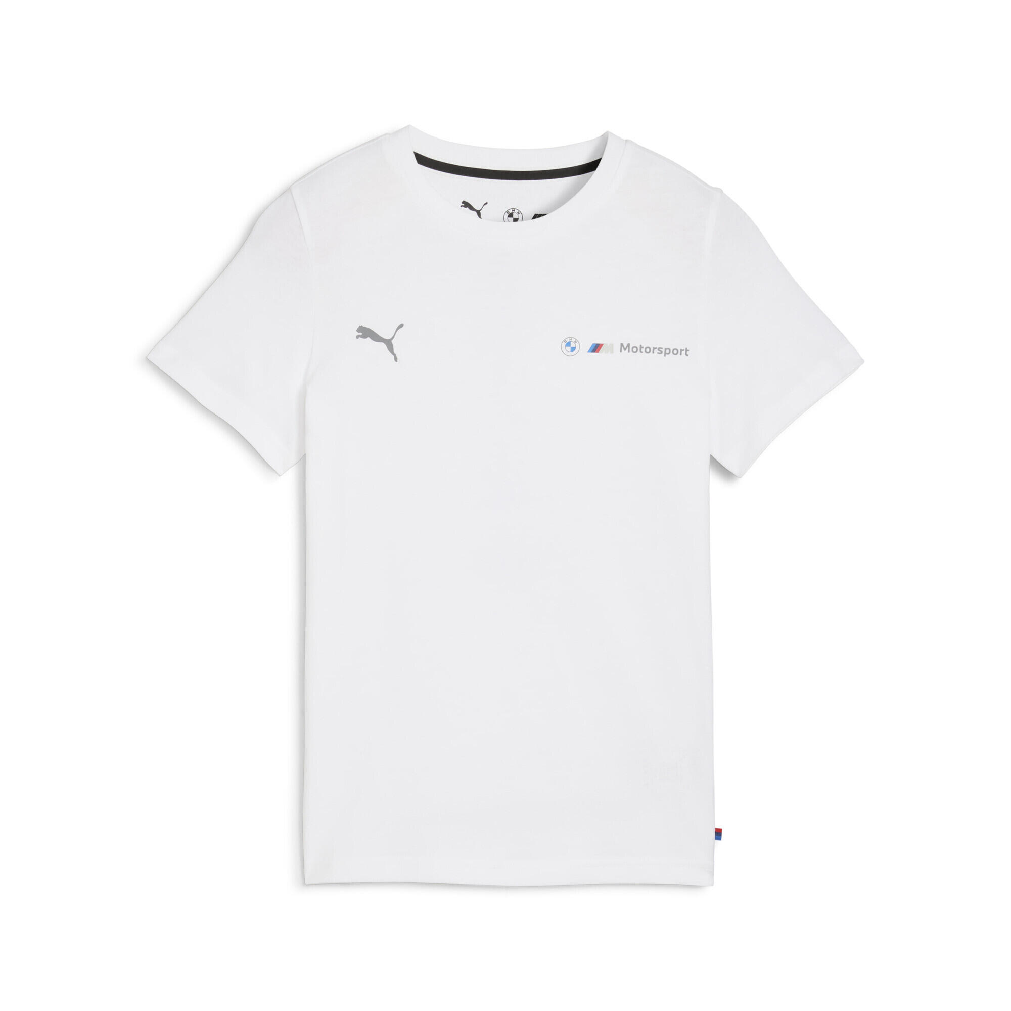 PUMA T-shirt con logo BMW M Motorsport ESS+ per ragazzi PUMA White