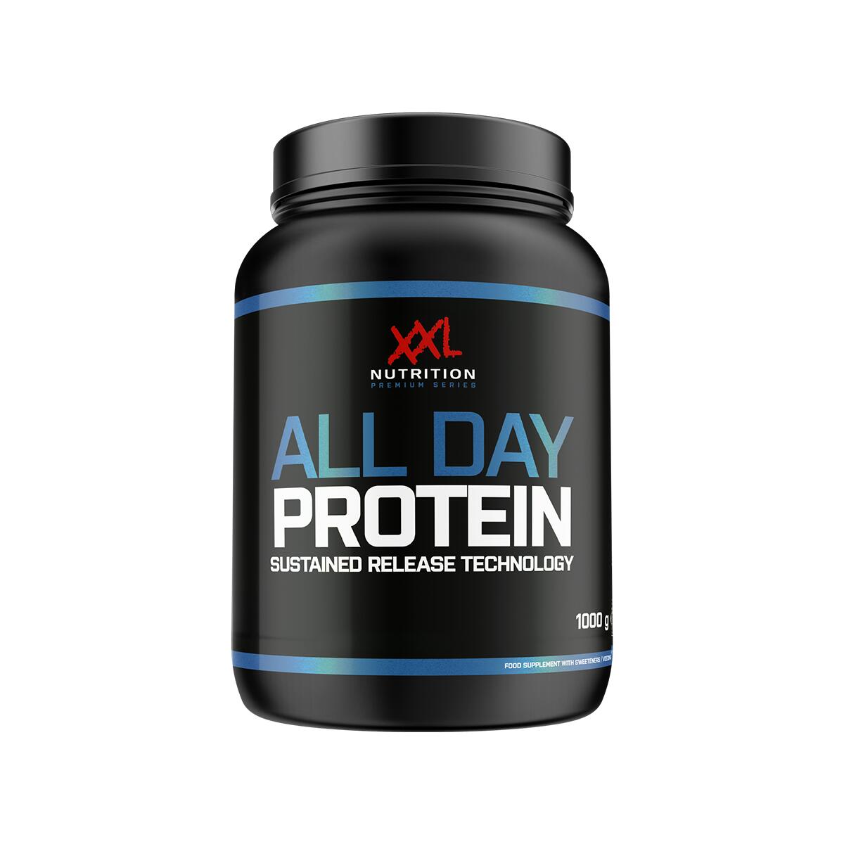 XXL NUTRITION All Day Protein - 80% Proteïne, Whey Proteïne - Chocolade - 1000g (25 shakes)
