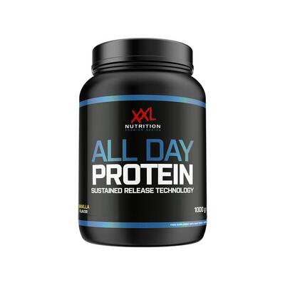 All day protein - 80% proteïne. whey proteïne - vanille - 1000 gram (25 shakes)