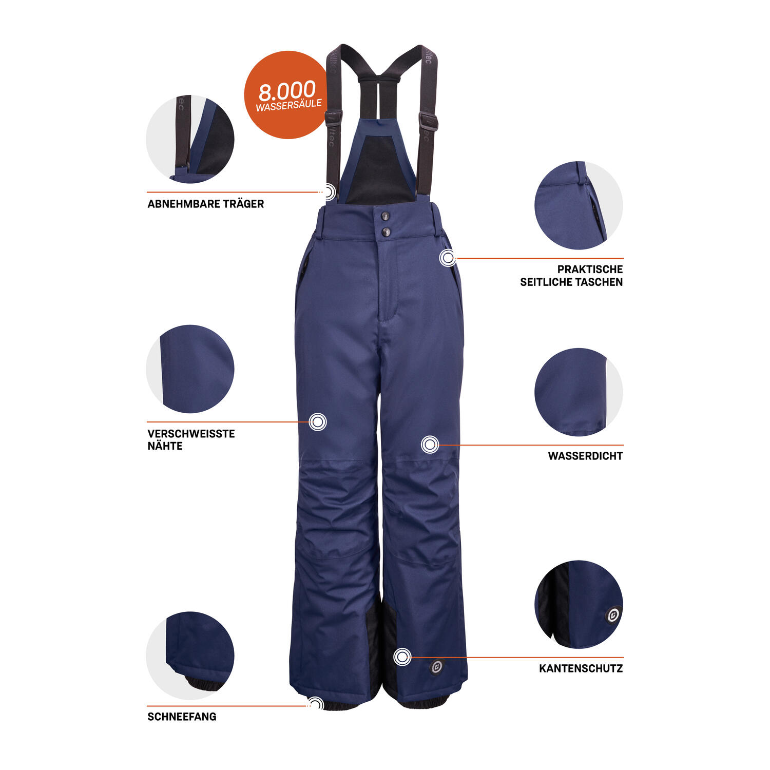 Jungen Skihose Gauror Jr 4/5