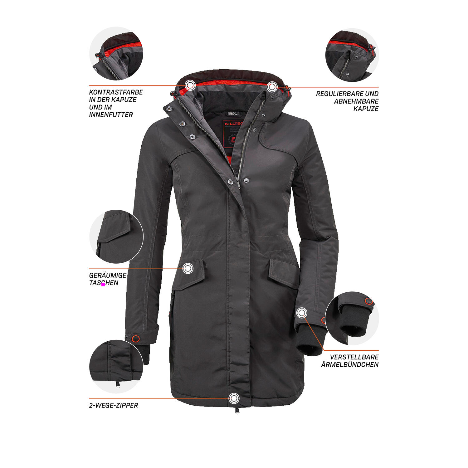 Damen Parka Grindavik 5/7
