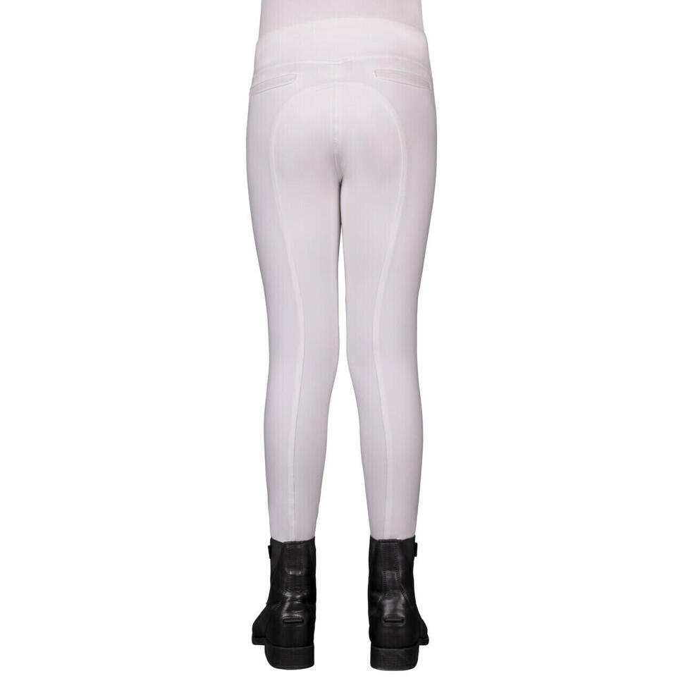 Legginsy do jeździectwa z gripem dla dzieci QHP Kae