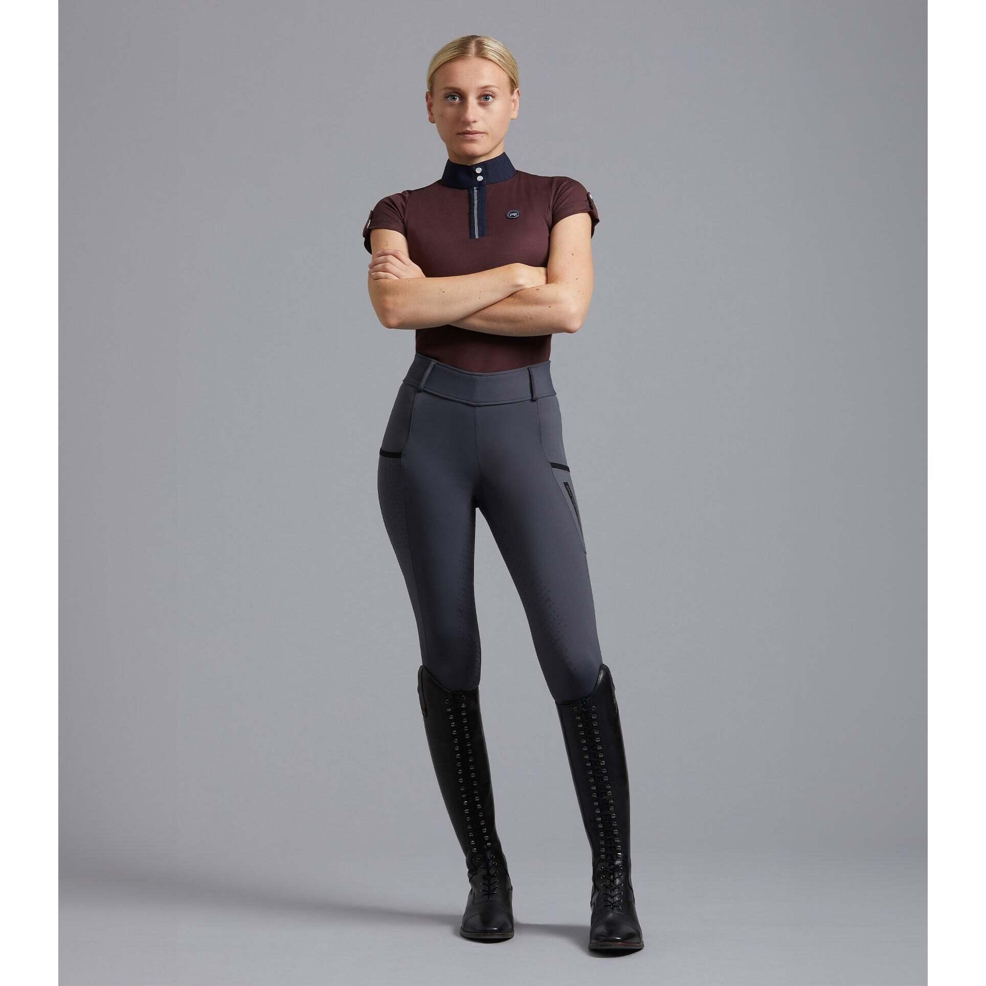 PREMIER EQUINE Leggings da equitazione full grip da donna Premier Equine Concerto