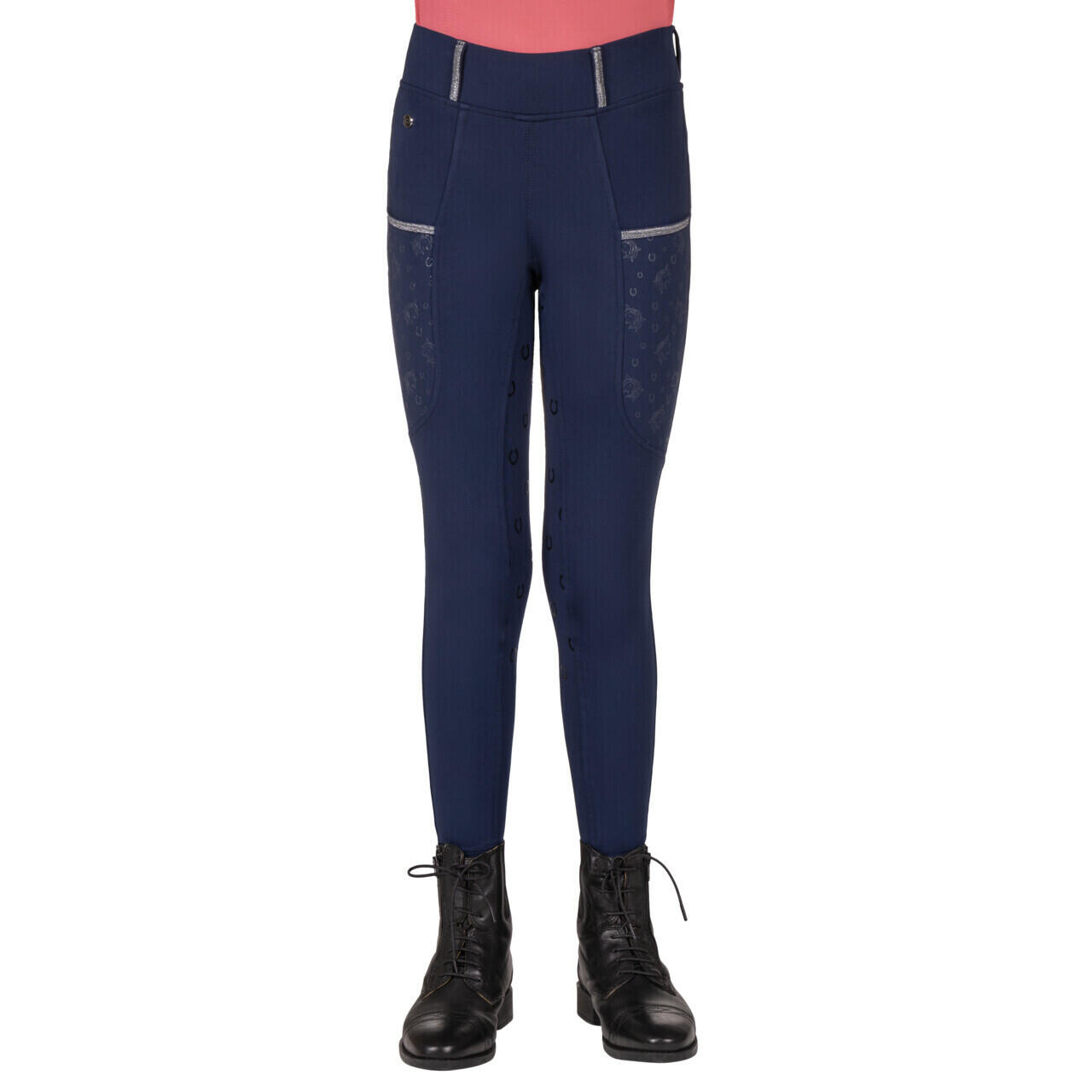 QHP Leggings da equitazione per bambini QHP Jaily