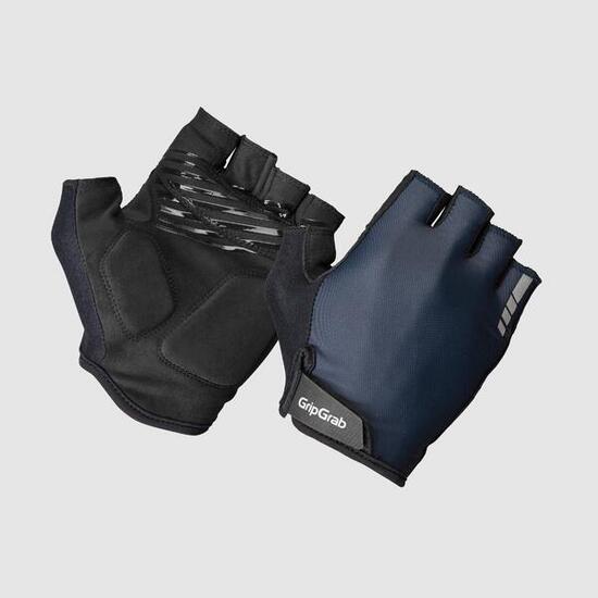 Fietshandschoenen RIDE met Padding Korte Vinger Zomer Unisex Navy Blue Maat M