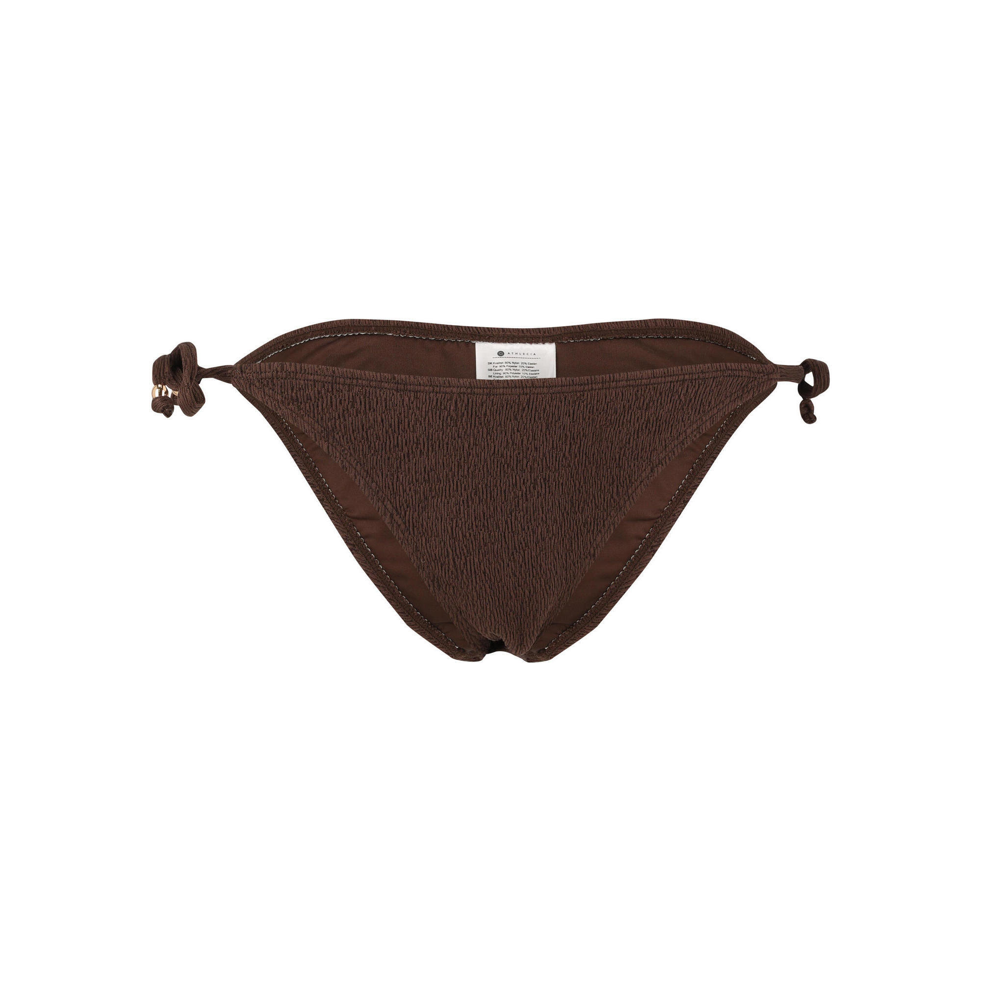 Athlecia - Bas De Maillot De Bain Femme Athlecia Larinie - Slip De Bain - Marron|orange - Decathlon