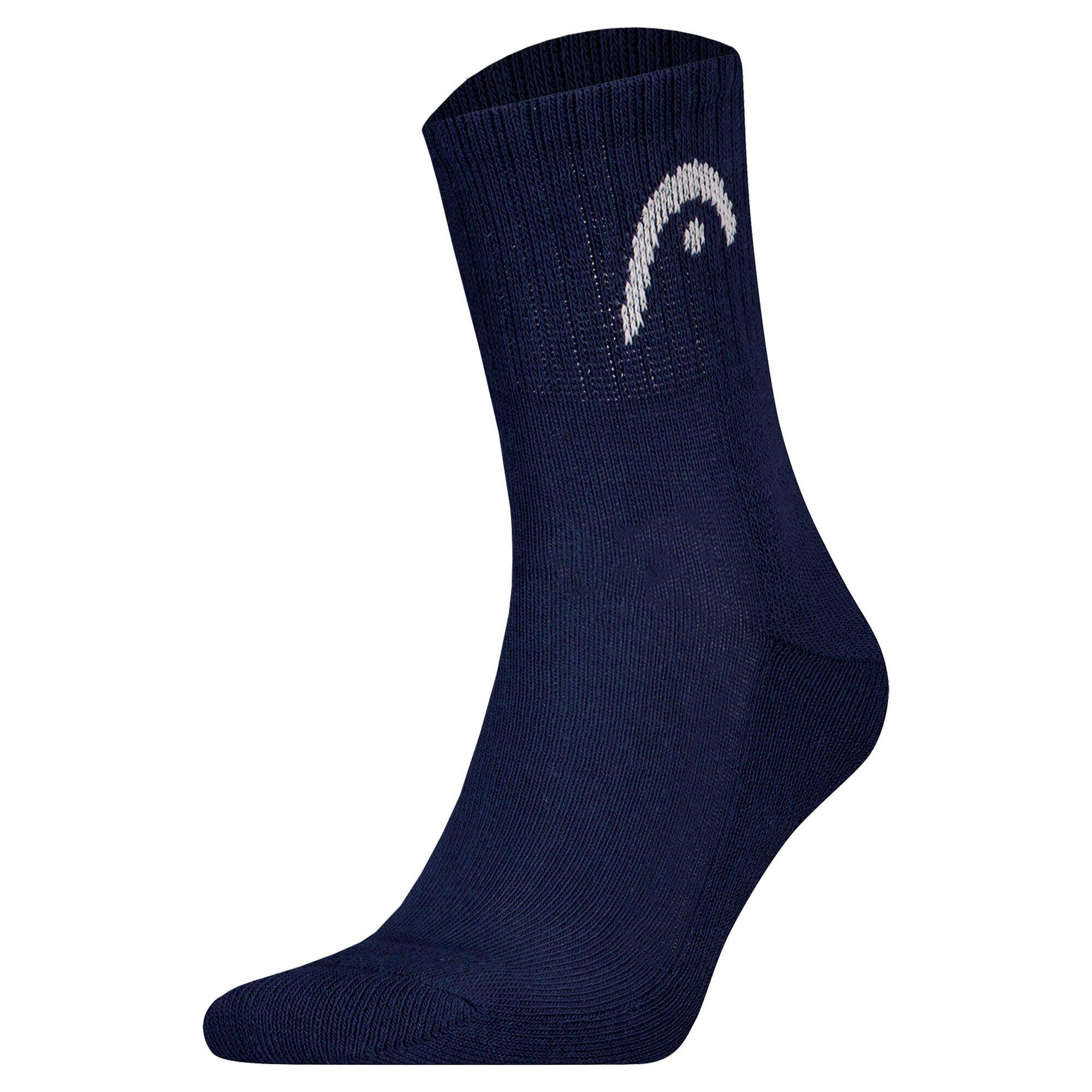 Multi-Sport Unisex 3-Pack Halfhoge Sokken Blauw 3/4