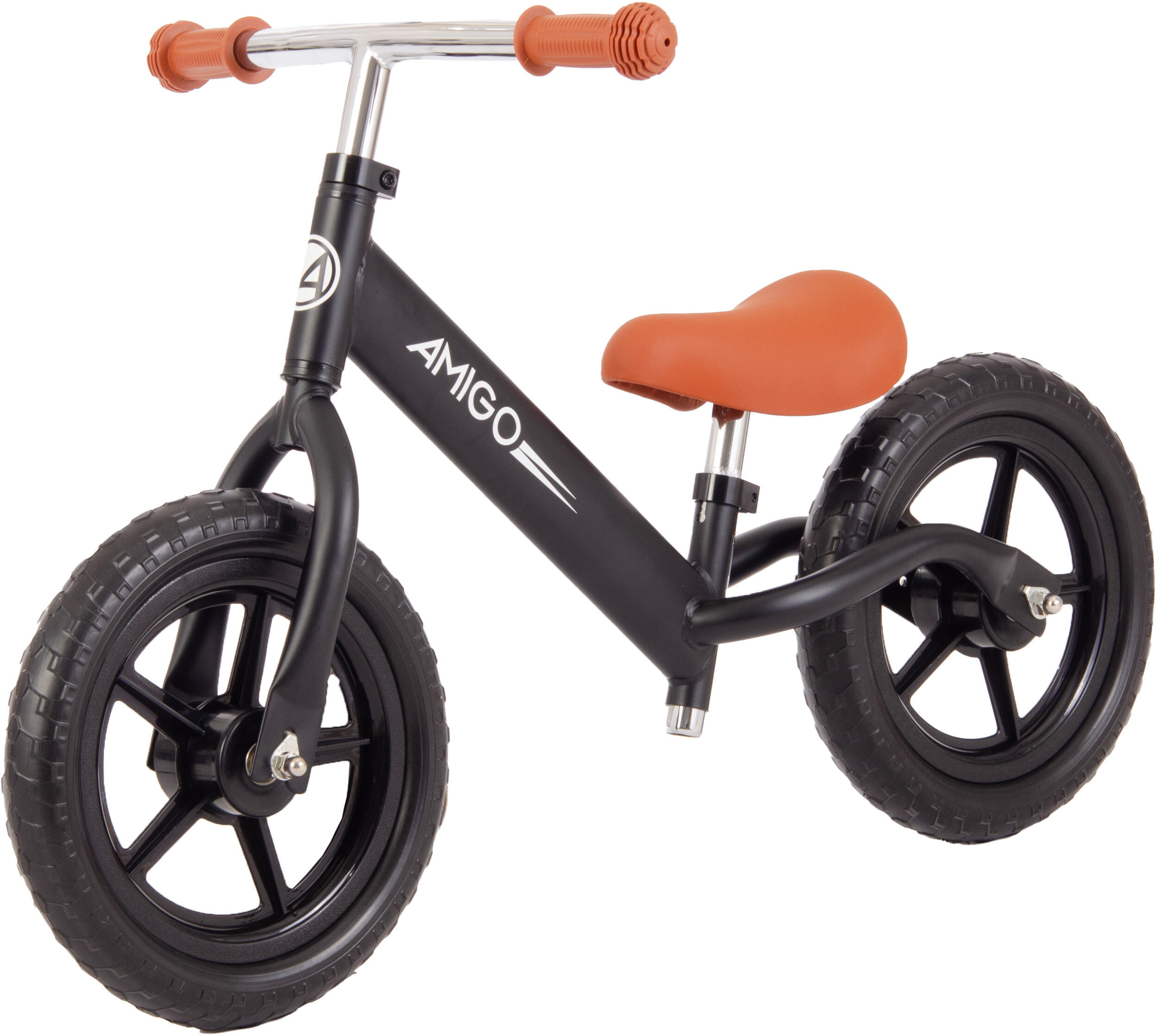 AMIGO Draisienne à 2 roues Hopper Loopfiets 12 Pouces Junior Noir mat 7/7