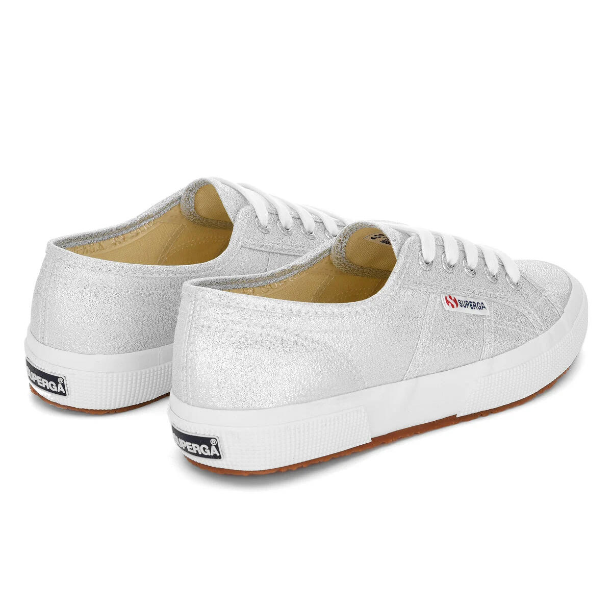Unisex Adult 2750 Lamew Metallic Trainers (Grey Silver) 2/4