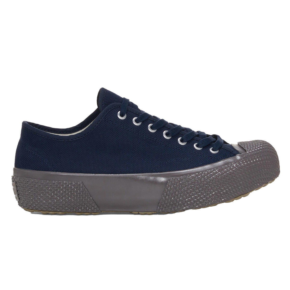Unisex Adult 2434 Mil Spec Cotton Canvas Low Cut Trainers (Navy Marine/Grey) 3/4