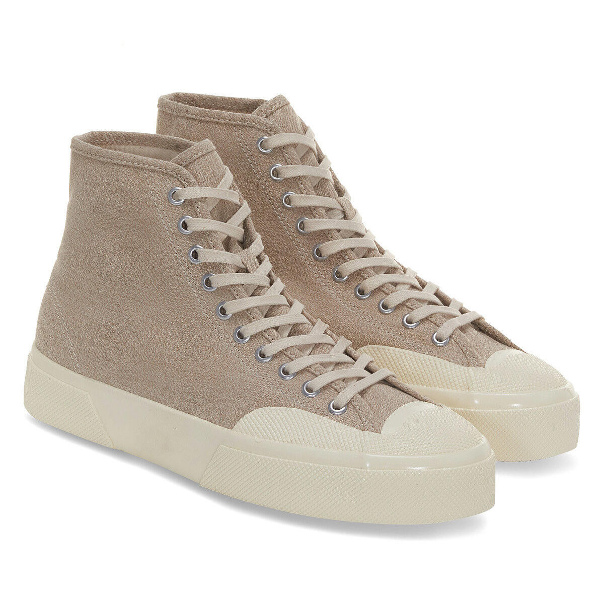 SUPERGA Unisex Adult 2433 Csv Salt Pepper High Tops (Light Yellow/Off White)