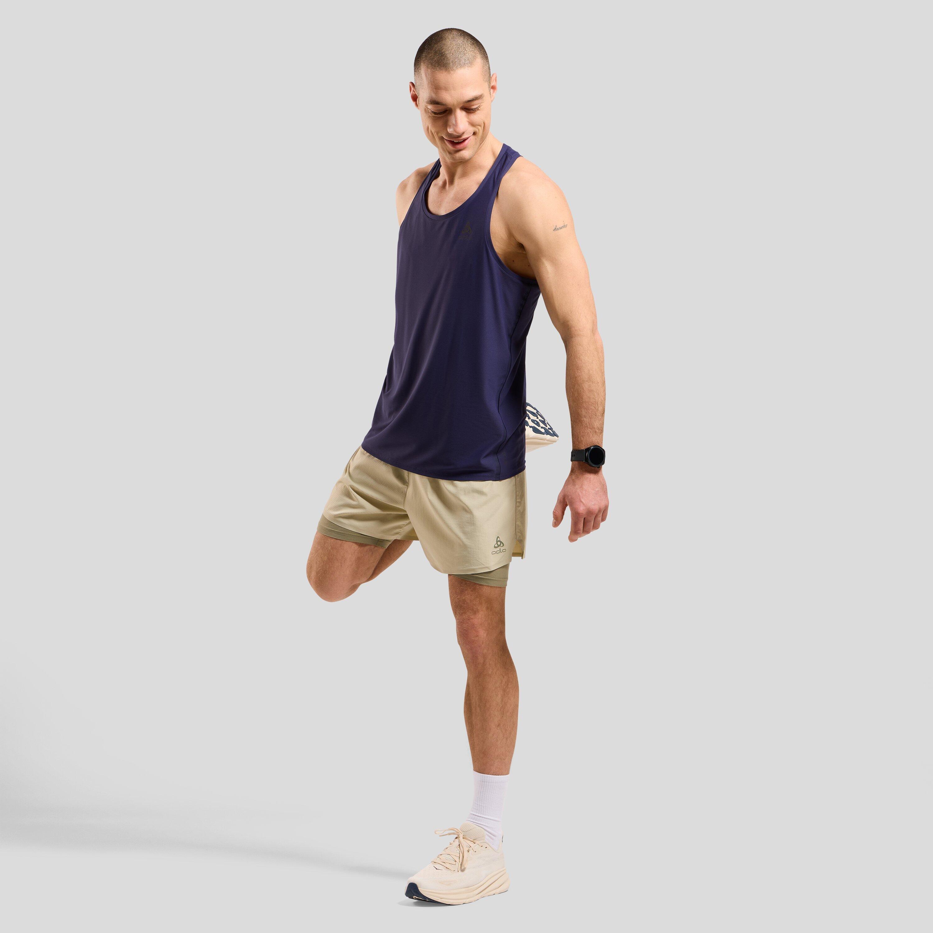 Short de running 2 en 1 5 inch Zeroweight 2.0 ODLO 6/7