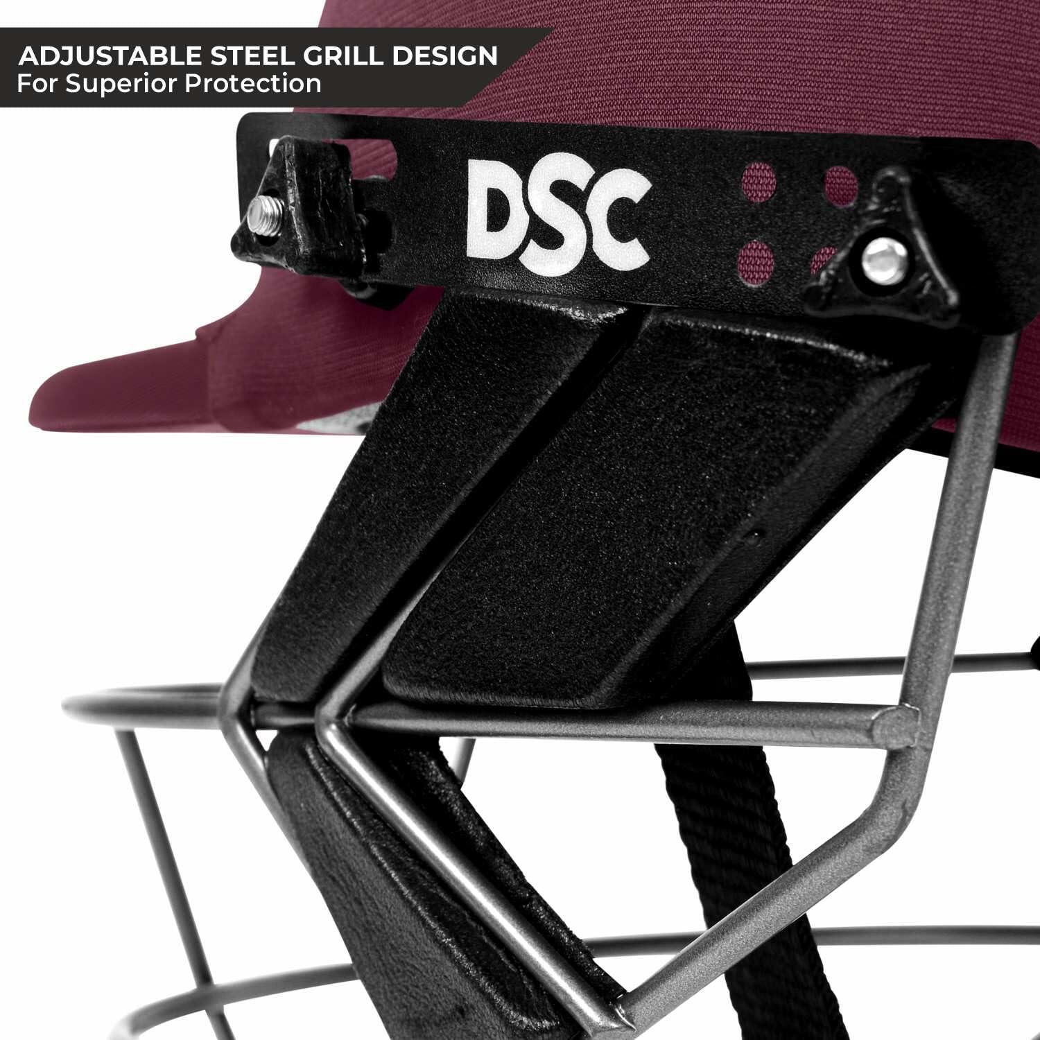 DSC FORT44 Cricket-Helm für Männer & Jungen | Verstellbares Stahlgitter | Leicht 3/7