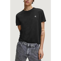 t-shirt crop top ESSENTIAL SLIM TEE HOMME NOIR