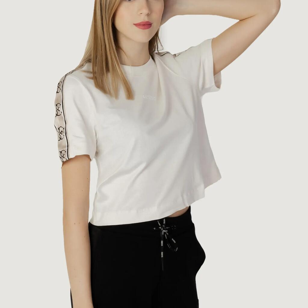 crop top t-shirt BRITNEY CROP TEE WHITE