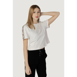 t-shirt crop top BRITNEY CROP TEE FEMME BLANC