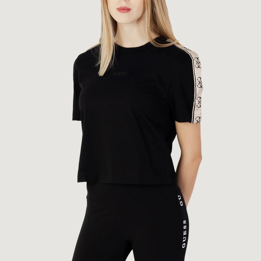 crop top t-shirt BRITNEY CROP TEE BLACK