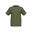 Tricou 565 casual verde cu decolteu rotund