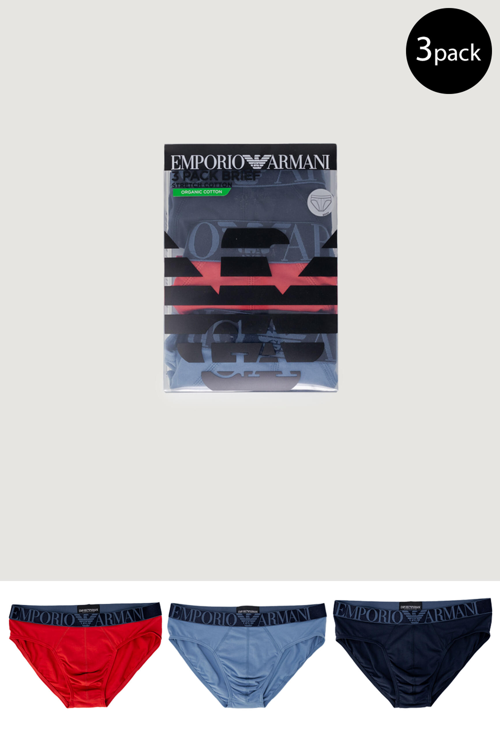 EMPORIO ARMANI CONNECTED Intimo Uomo 111734 4R726 Blu