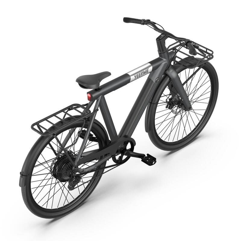 Vélo électrique DAY SPORT Cargo Noir 28'' 80km 460Wh Courroie, PB AV+AR