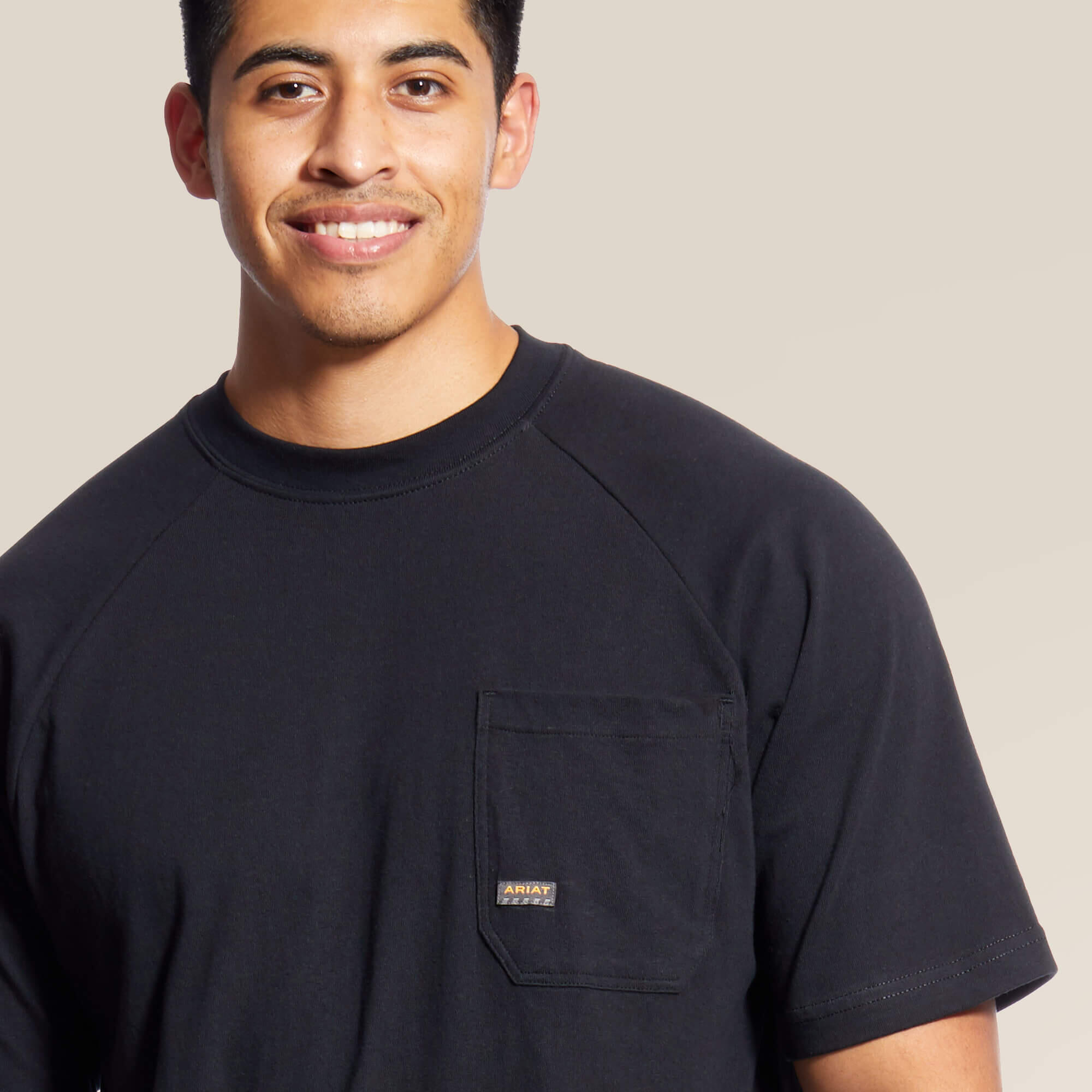 T-shirt coton Ariat Rebar 3/4