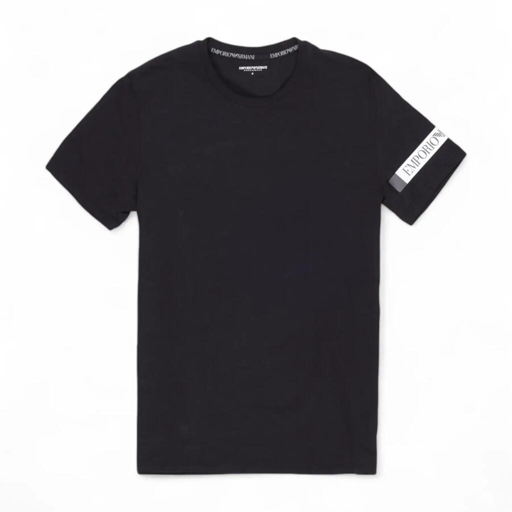 MEN'S crop top t-shirt  BLACK
