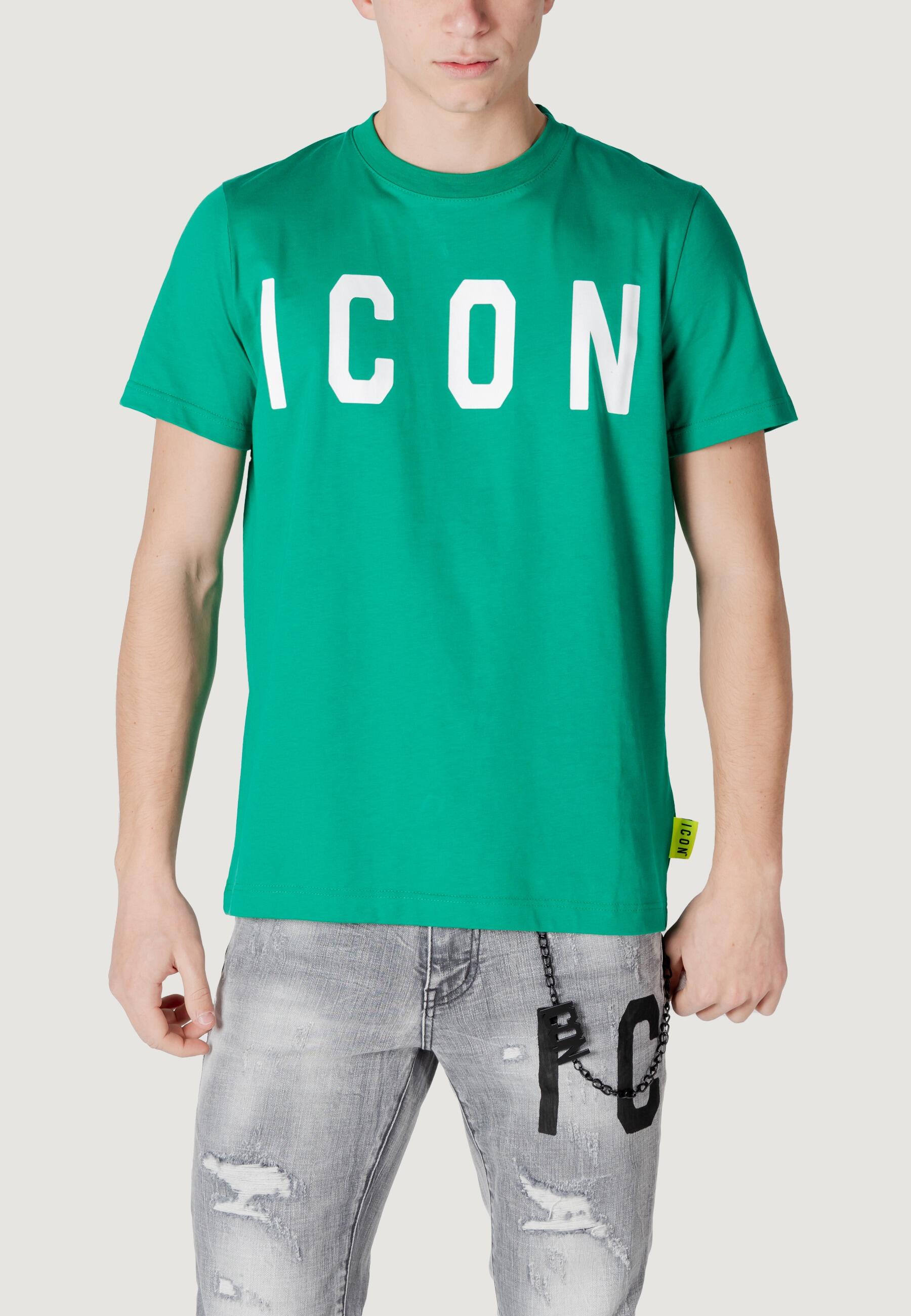 ICON T-shirt e Polo Uomo LOGO GRANDE Verde