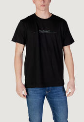 t-shirt crop top MINIMAL LOGO TEE HOMME NOIR