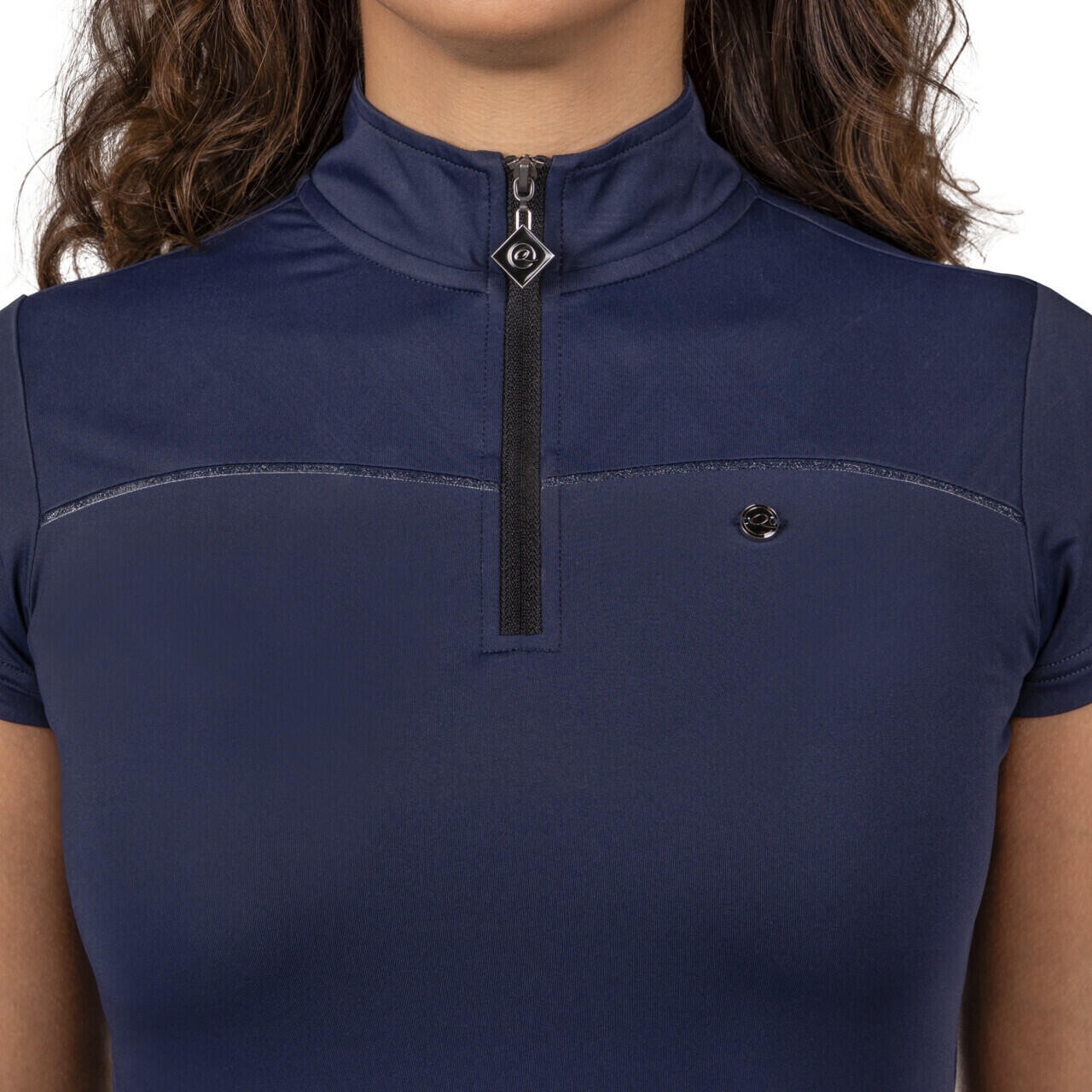 Dames sportpoloshirt QHP Nyomi 2/3