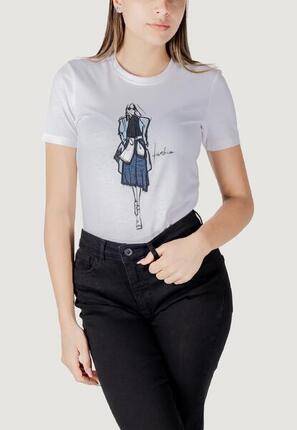 Koszulka crop top Kobieta ONLY Onlemma Life Reg S/S Lady Top Box Jrs