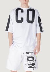t-shirt crop top HOMME blanc