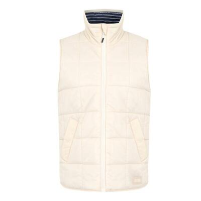 Dames courcelle ii gewatteerd gilet (lichte vanille)