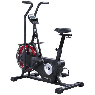Sportplus air bike met luchtweerstand. full-body. verstelbaar zadel