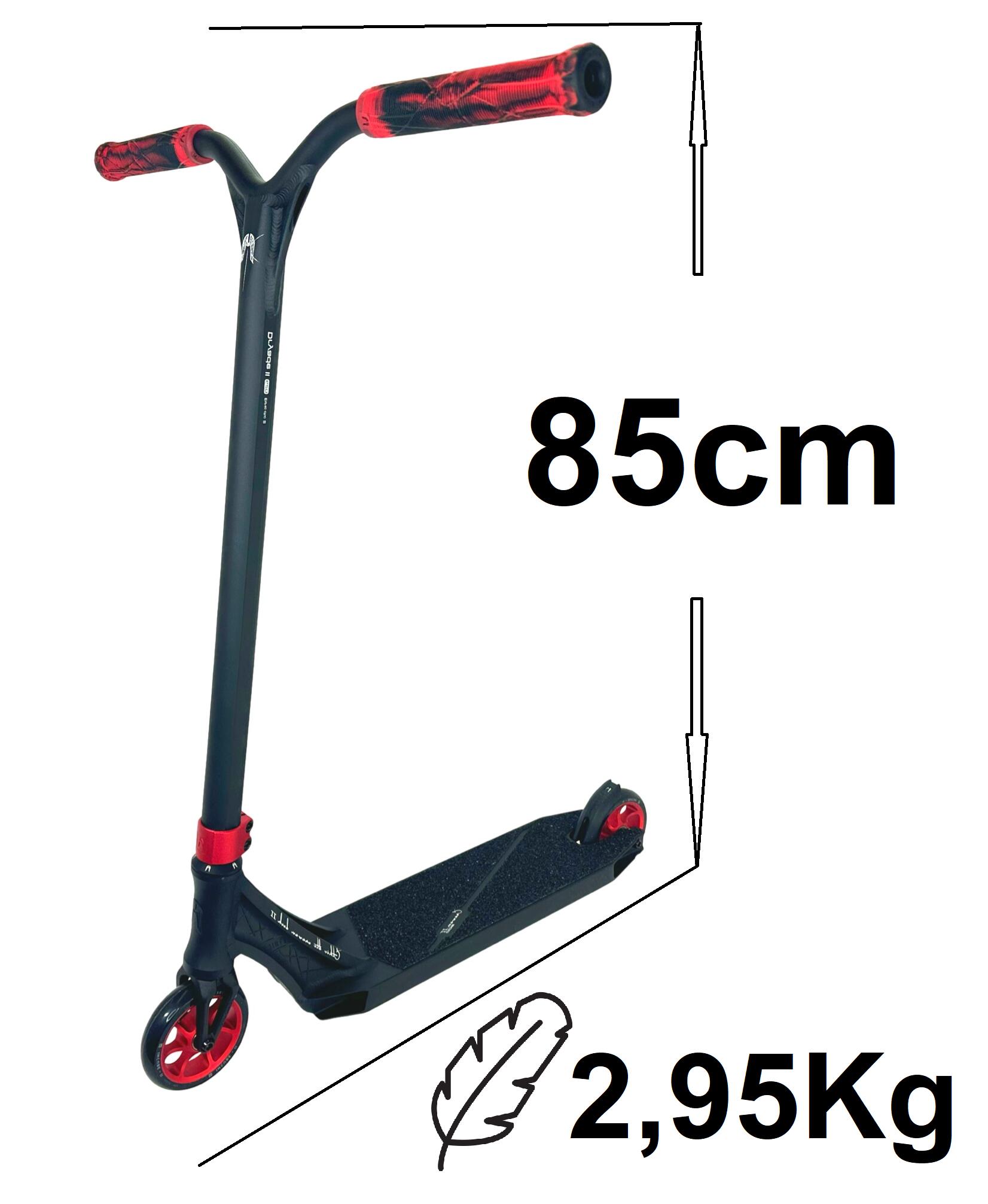 Ethic DTC Erawan V2 M Stunt-Scooter H=85cm 2,95kg Rot 5/7