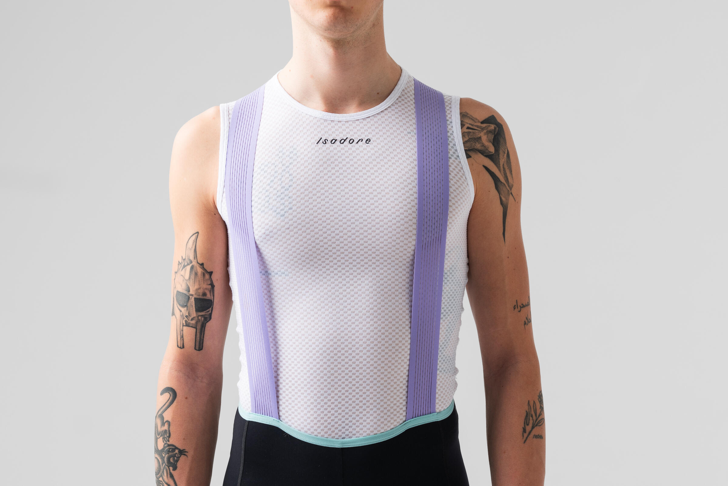 Short à bretelles Alternative noir / violet 4/6
