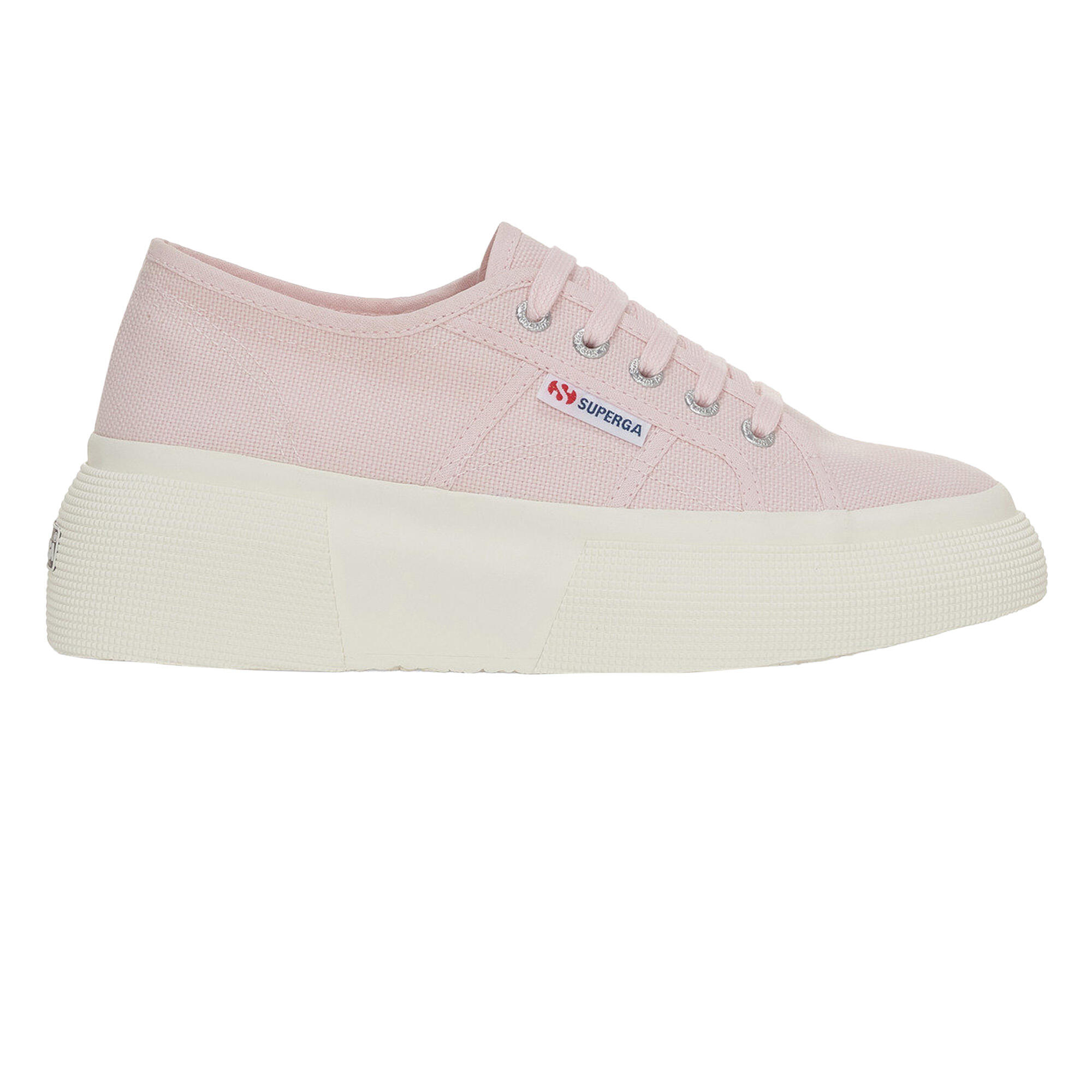 Womens/Ladies 2287 Bubble Trainers (Pink Ish/Avorio) 3/4