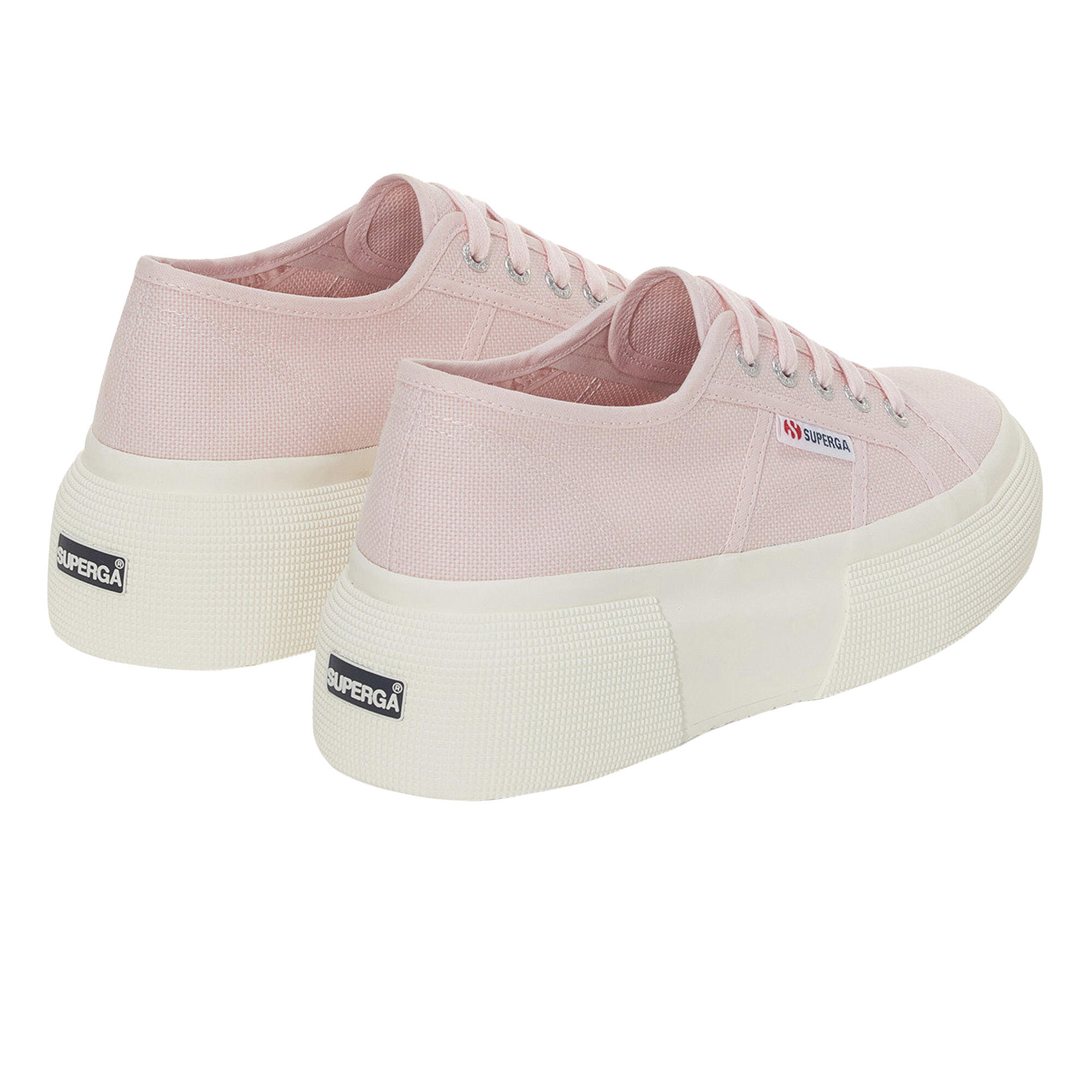 Womens/Ladies 2287 Bubble Trainers (Pink Ish/Avorio) 2/4