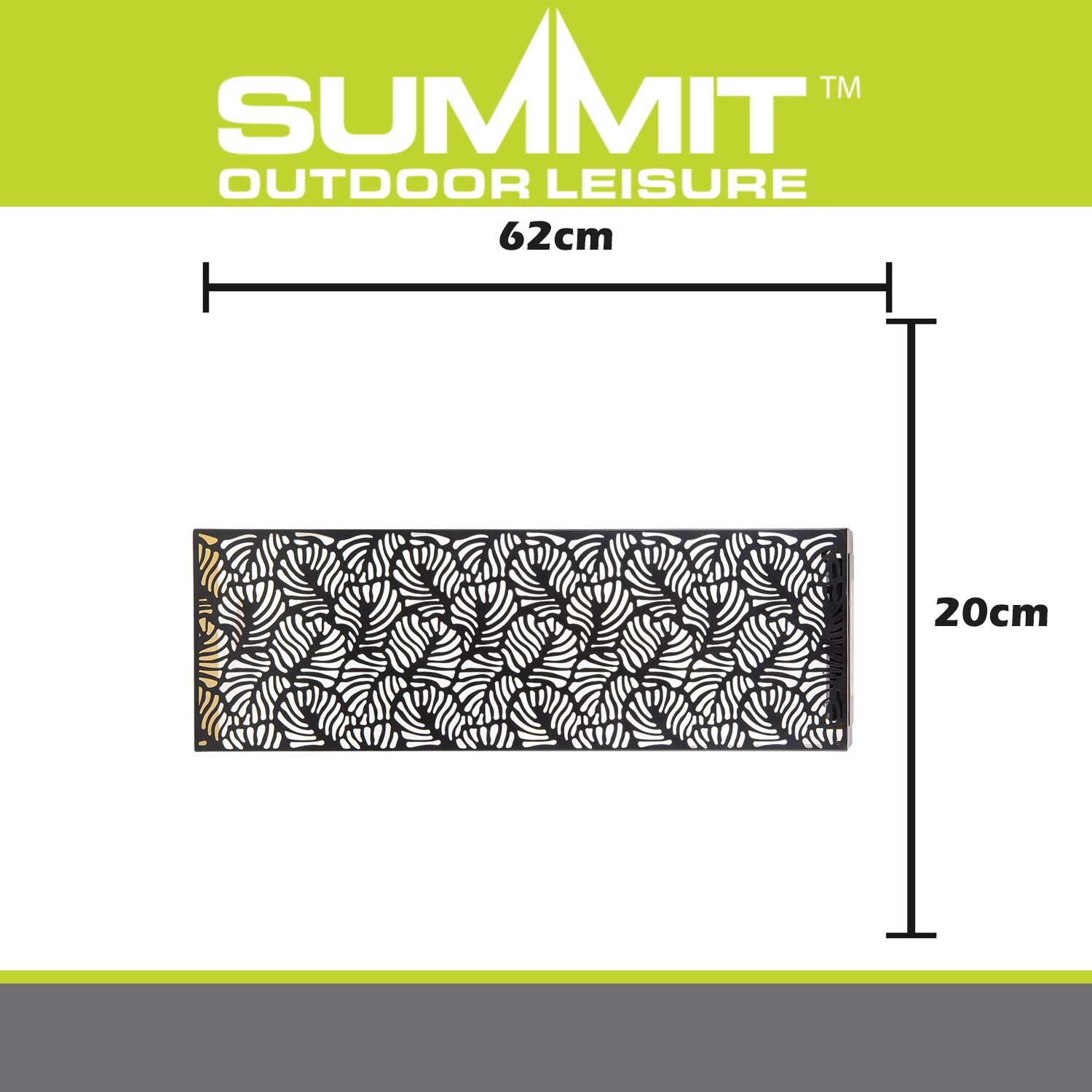 Solar Light Wall Art Warm White Decorations 20cm x 62cm White X 1 2/7