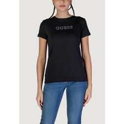 t-shirt crop top BRIANA SS FEMME NOIR