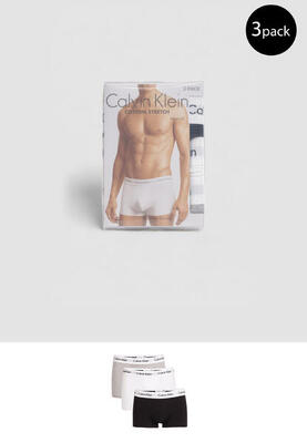 MEN'S Boxershorts 3 PACK TRUNKS GRAU