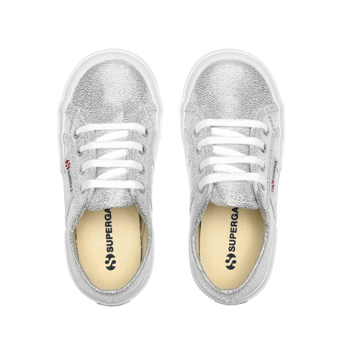 Childrens/Kids 2750 Lamew Lace Up Trainers (Grey Silver) 4/4