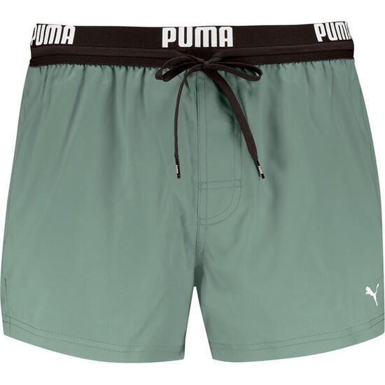 Maillot de bain pour homme Puma Swim logo short Vert