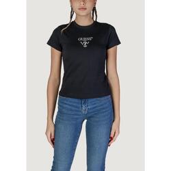 t-shirt crop top COLETTE SS TEE FEMME NOIR