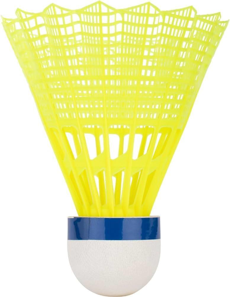 Karakal Badminton National Shuttlecocks Medium Blue Speed - Pack Of 6-Yellow 2/2
